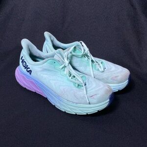 Hoka One One Multicolored Sea Green Women’s Sneakers Size 8.5D